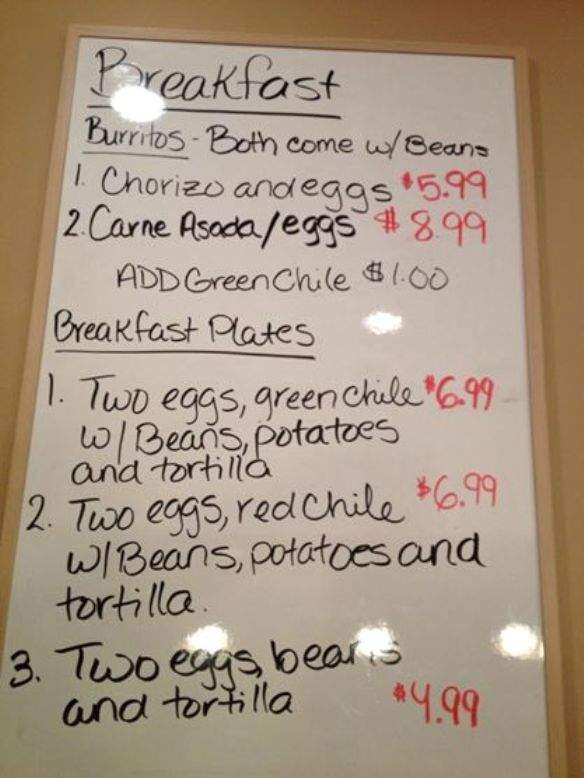 Los Lunas - Bismarck, ND menu_pic