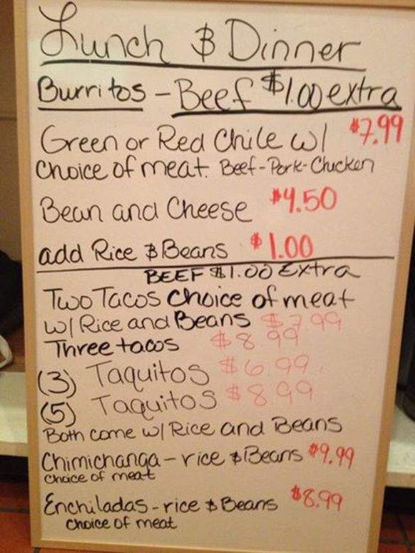 Los Lunas - Bismarck, ND menu_pic
