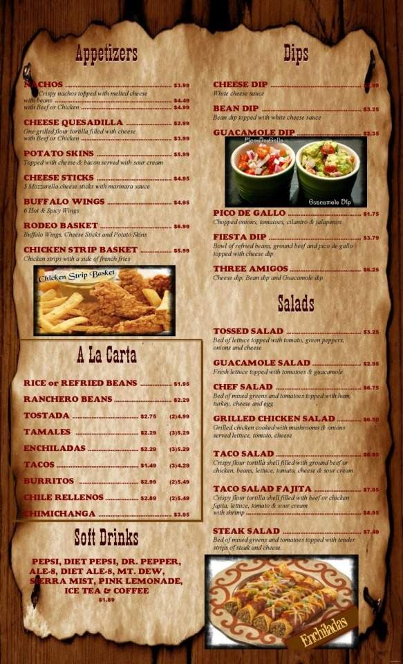 Los Rodeos Mexican Bar & Grill - Mount Sterling, KY menu_pic