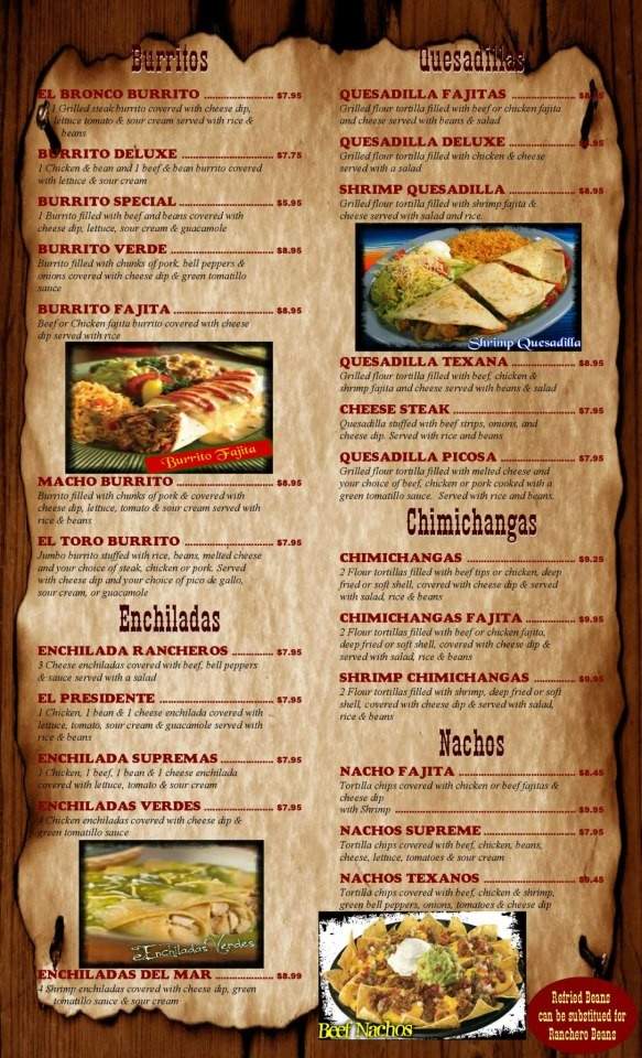 Los Rodeos Mexican Bar & Grill - Mount Sterling, KY menu_pic