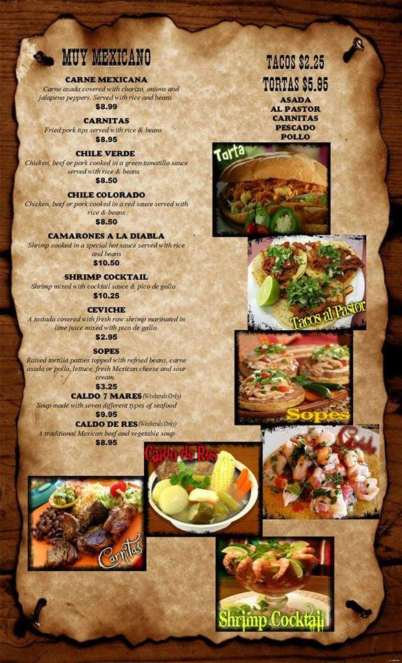 Los Rodeos Mexican Bar & Grill - Mount Sterling, KY menu_pic