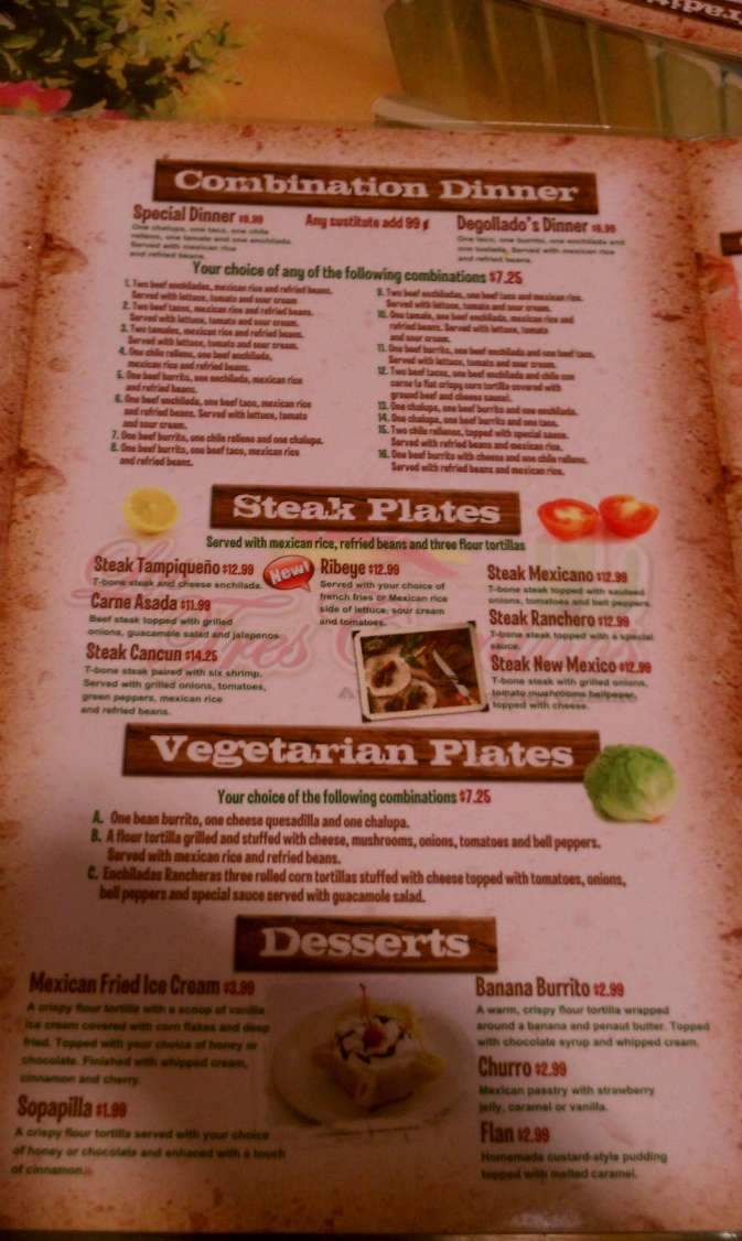 Los Tres Caminos II - Peru, IN menu_pic