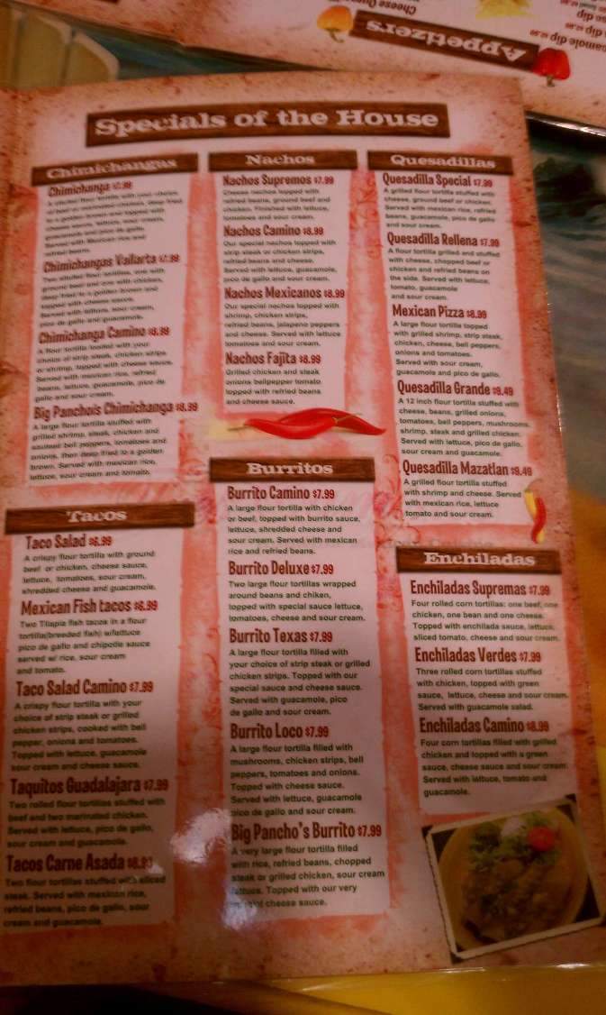 Los Tres Caminos II - Peru, IN menu_pic