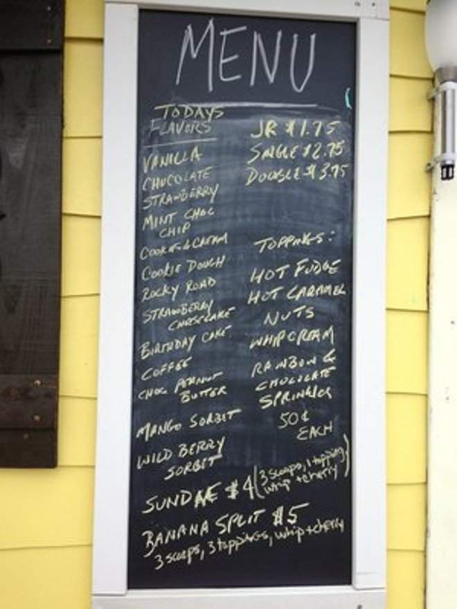Lu Lu's Ice Cream Shop - Winter Park, FL menu_pic