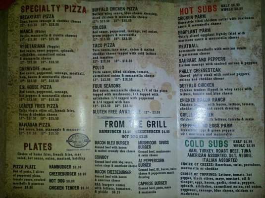 Luca Brothers Pizzeria - East Rochester, NY menu_pic