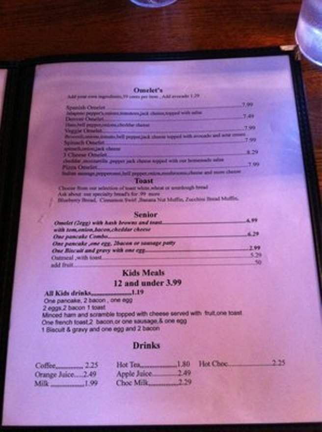 Luceddie's - Oroville, CA menu_pic