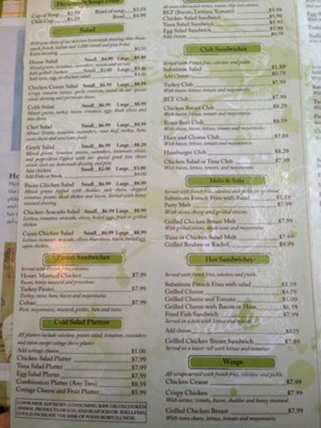 Luckie's Cafe - Margate, FL menu_pic