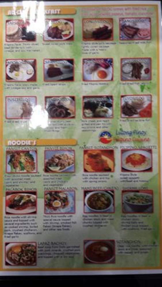 Lutong Pinoy Filipino Cuisine - North Miami Beach, FL menu_pic
