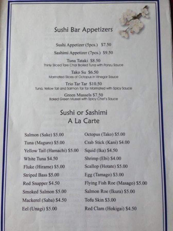 M Sushi House & Restaurant - Harrisburg, PA menu_pic