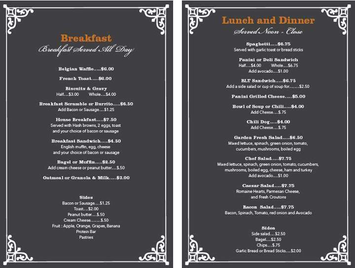Main Street Bistro & Coffee - Silverton, OR menu_pic