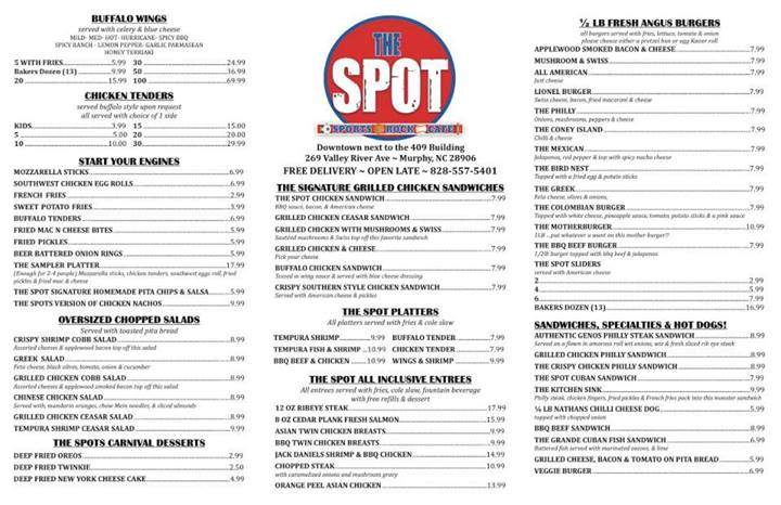 Mama Mia Italian Kitchen - Murphy, NC menu_pic