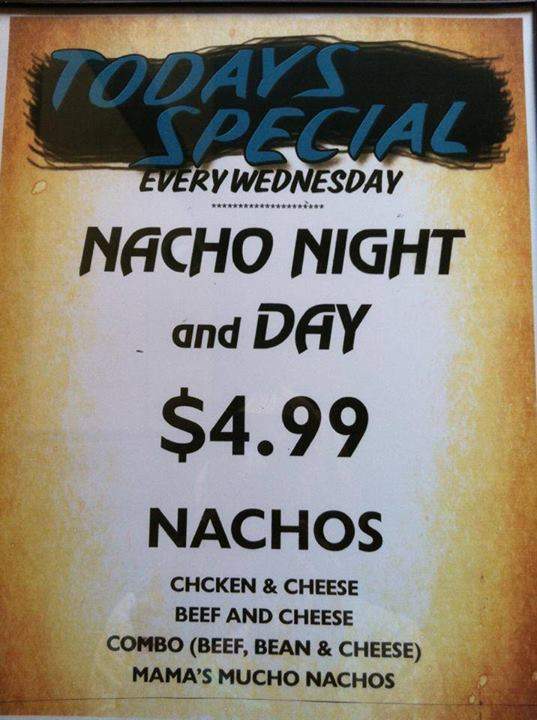 Mamaritas 2 - Lubbock, TX menu_pic