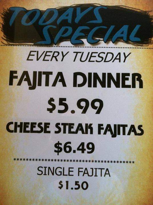 Mamaritas 2 - Lubbock, TX menu_pic