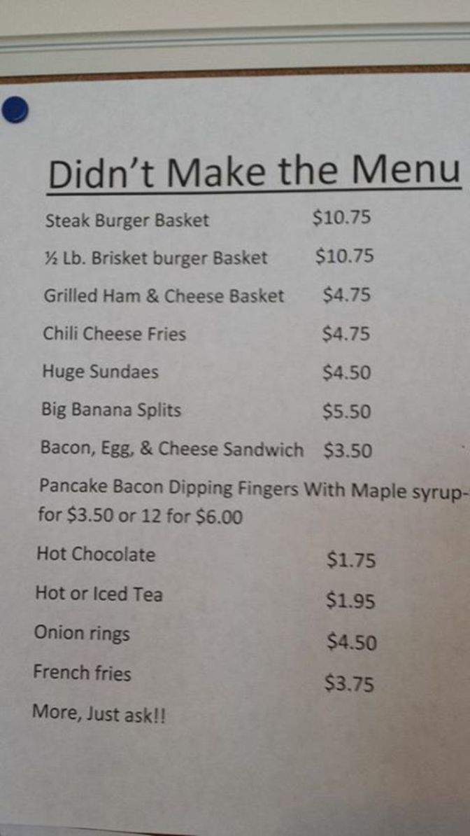 Mary's Burger & A Shake - Longview, WA menu_pic
