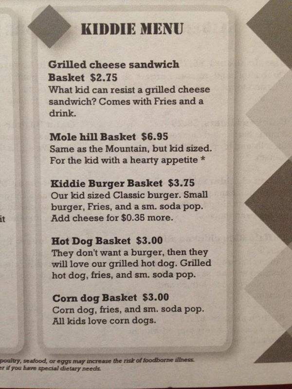 Mary's Burger & A Shake - Longview, WA menu_pic
