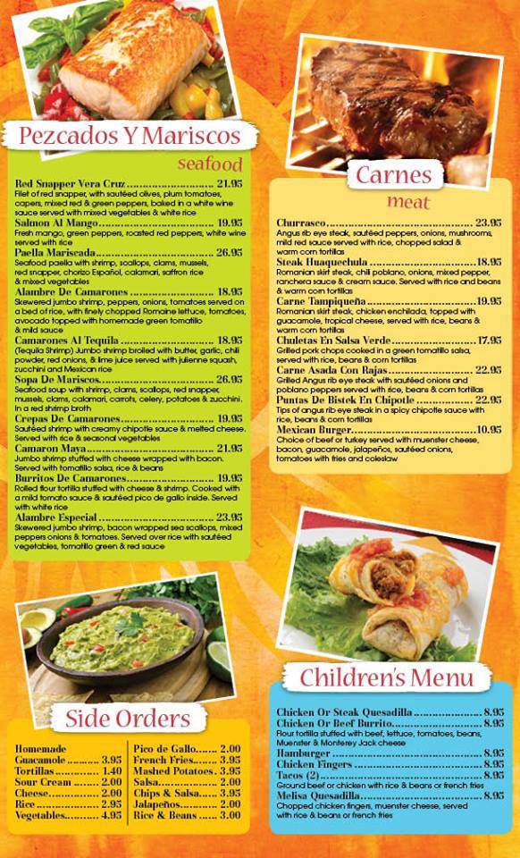 Maya Riviera Bar & Restaurant - Briarcliff Manor, NY menu_pic