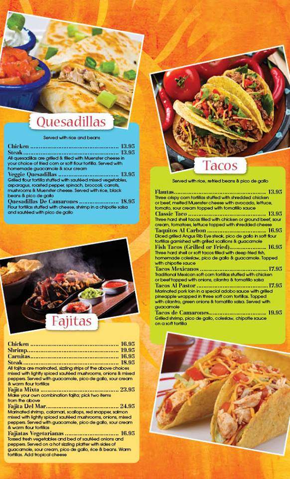 Maya Riviera Bar & Restaurant - Briarcliff Manor, NY menu_pic