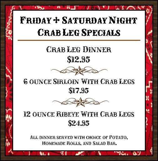 McClintock's Steak & Fish - Ringling, OK menu_pic