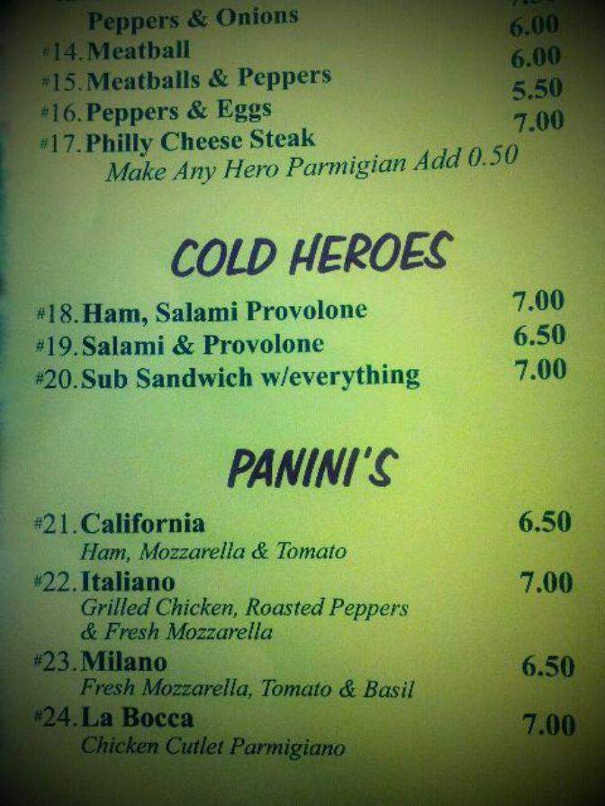 Memo's NY Style Pizzeria - New Albany, IN menu_pic