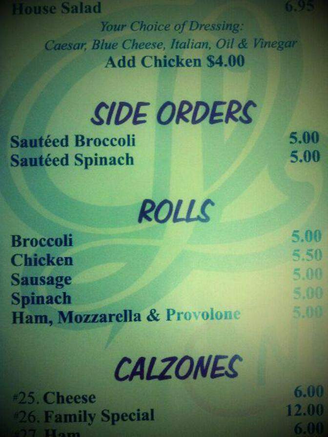 Memo's NY Style Pizzeria - New Albany, IN menu_pic
