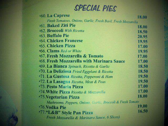 Memo's NY Style Pizzeria - New Albany, IN menu_pic