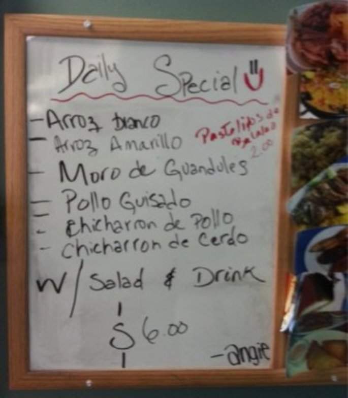 Merengue Restaurant - North Charleston, SC menu_pic