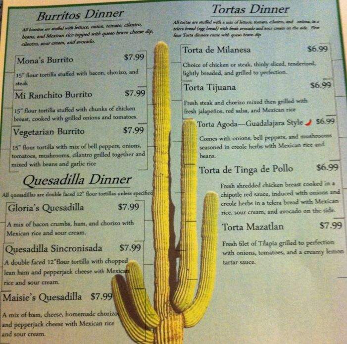 Mi Ranchito - Dubuque, IA menu_pic