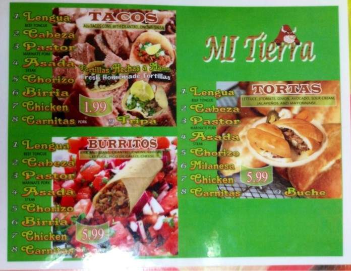 Mi Tierra Carniceria, Panaderia Y Taqueria - Albany, OR menu_pic