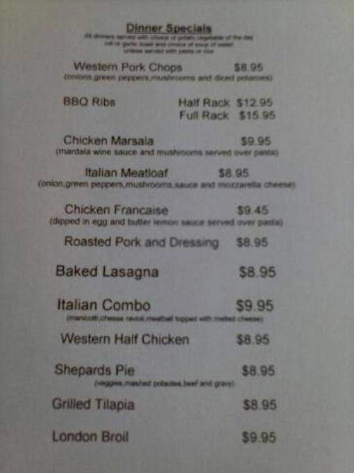 Midway Diner & Pizzeria - Middletown, OH menu_pic
