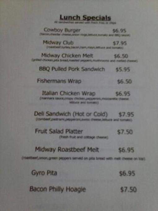 Midway Diner & Pizzeria - Middletown, OH menu_pic