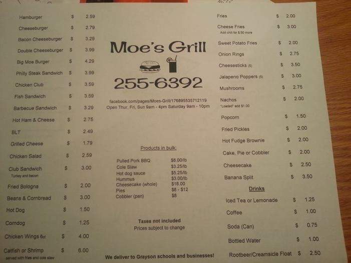 /380220013/Moes-Grill-Grayson-KY - Grayson, KY