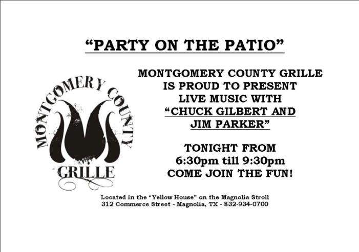 Montgomery County Grille - Magnolia, TX menu_pic