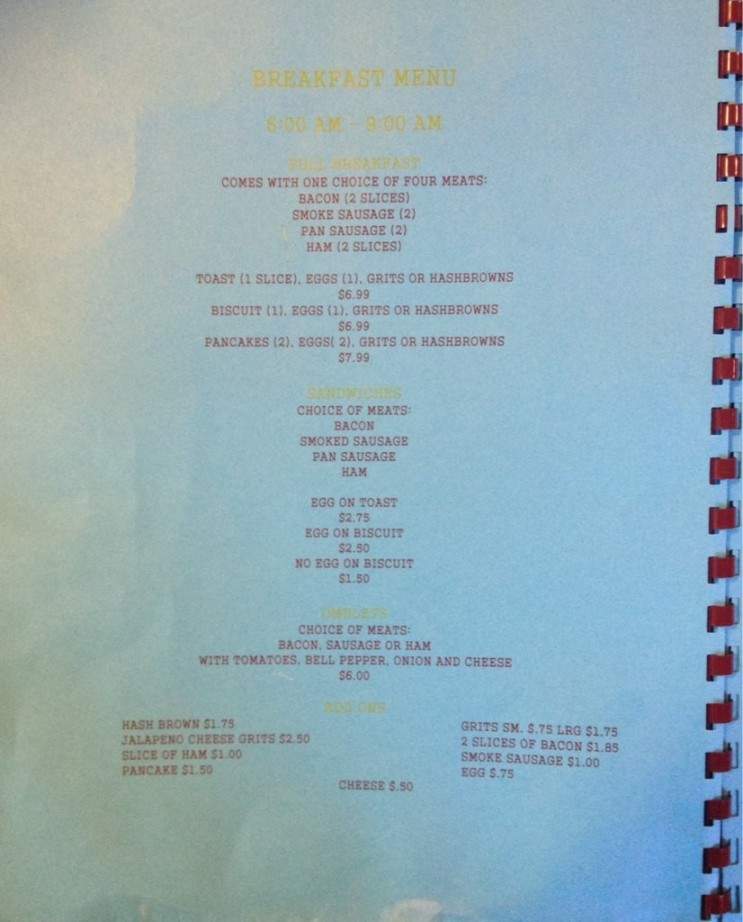 My Dream Eatery - Lake Providence, LA menu_pic