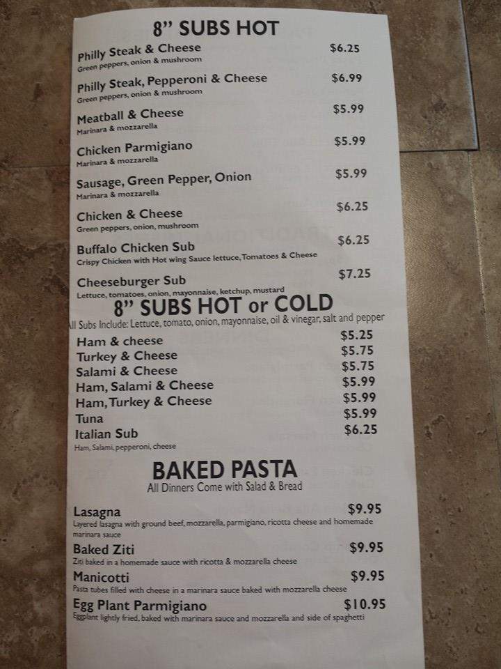 New York by the Slice - Hartsville, SC menu_pic