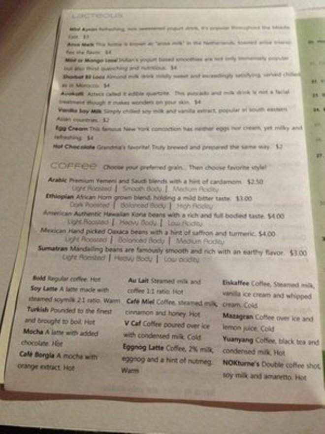 Nokturne - Houston, TX menu_pic