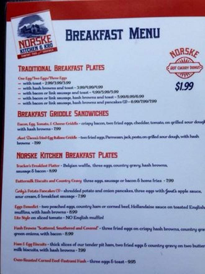Norske Kitchen & Bar - Menomonie, WI menu_pic