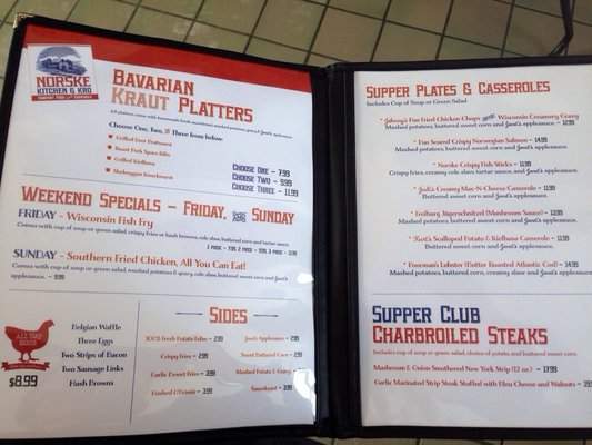 Norske Kitchen & Bar - Menomonie, WI menu_pic