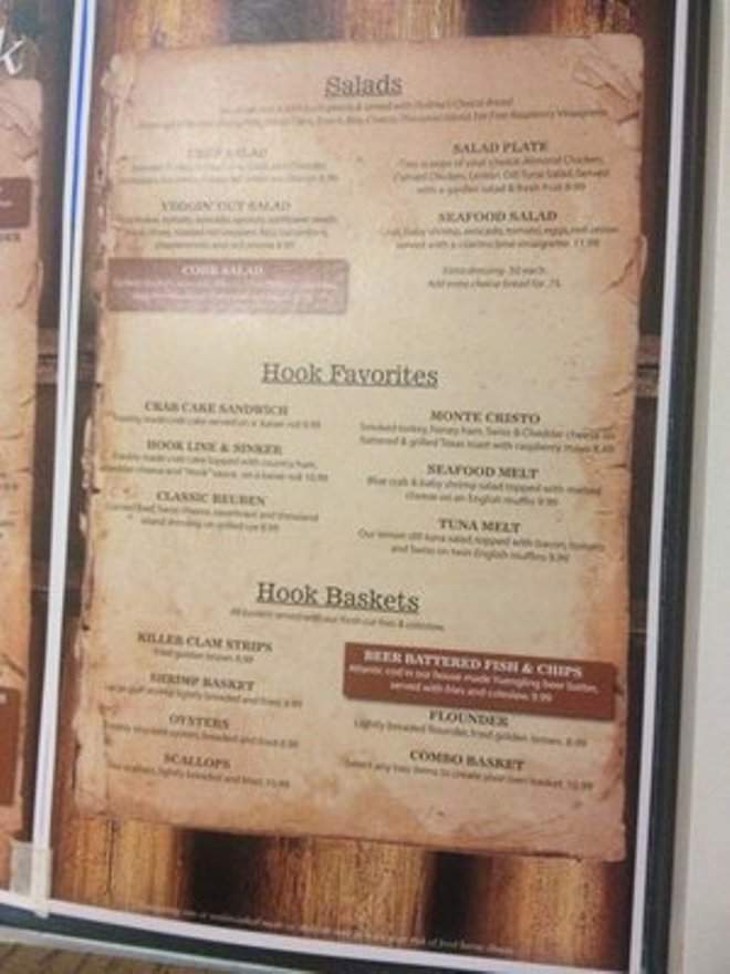 Off the Hook - Hayes, VA menu_pic