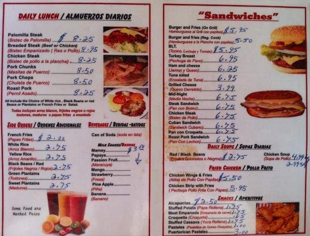 Old San Juan Take-Out Plus - Pompano Beach, FL menu_pic