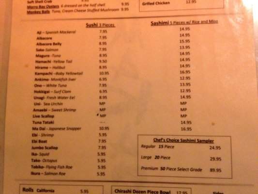 Omakase - Orcutt, CA menu_pic