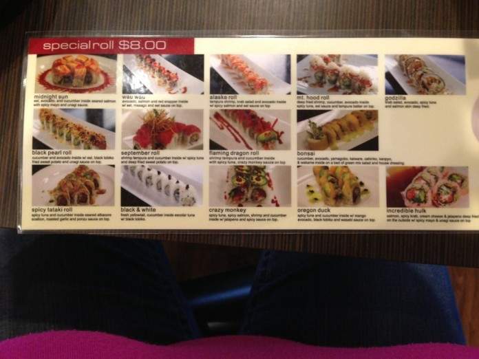 O'Sushi - Salem, OR menu_pic