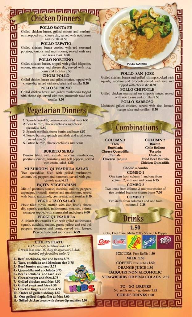 Papa Grande - Owensboro, KY menu_pic