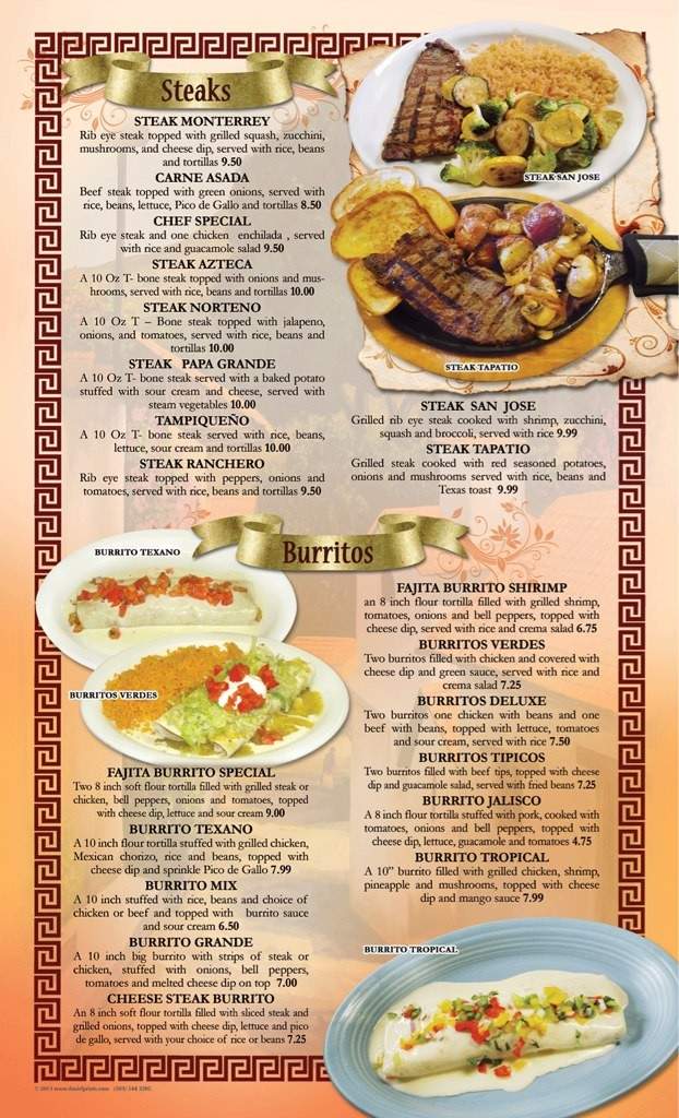 Papa Grande - Owensboro, KY menu_pic