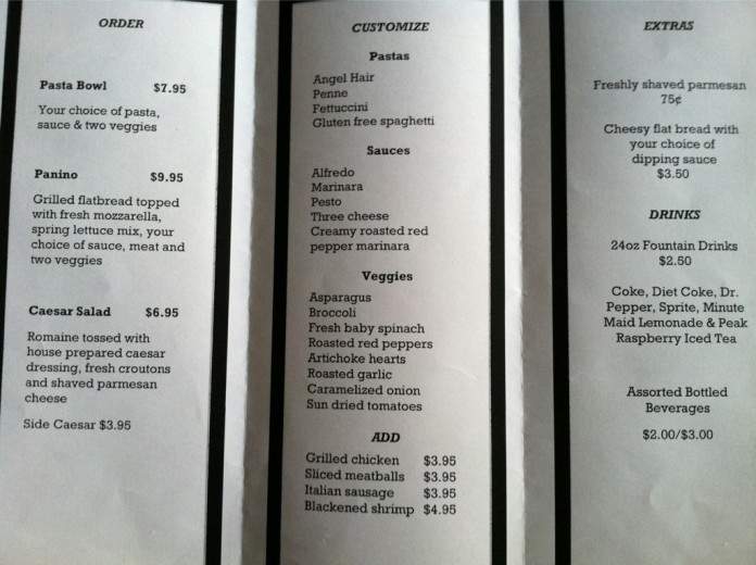 Pasta Avanti - Anchorage, AK menu_pic