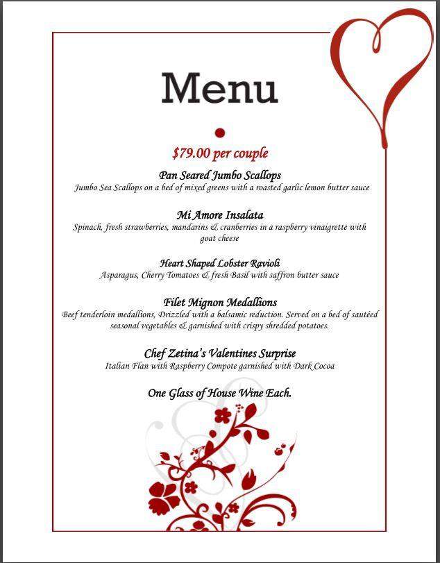Pazzo's Cucina Italiana - Chicago, IL menu_pic