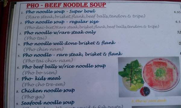 Pho Belwood - Victorville, CA menu_pic