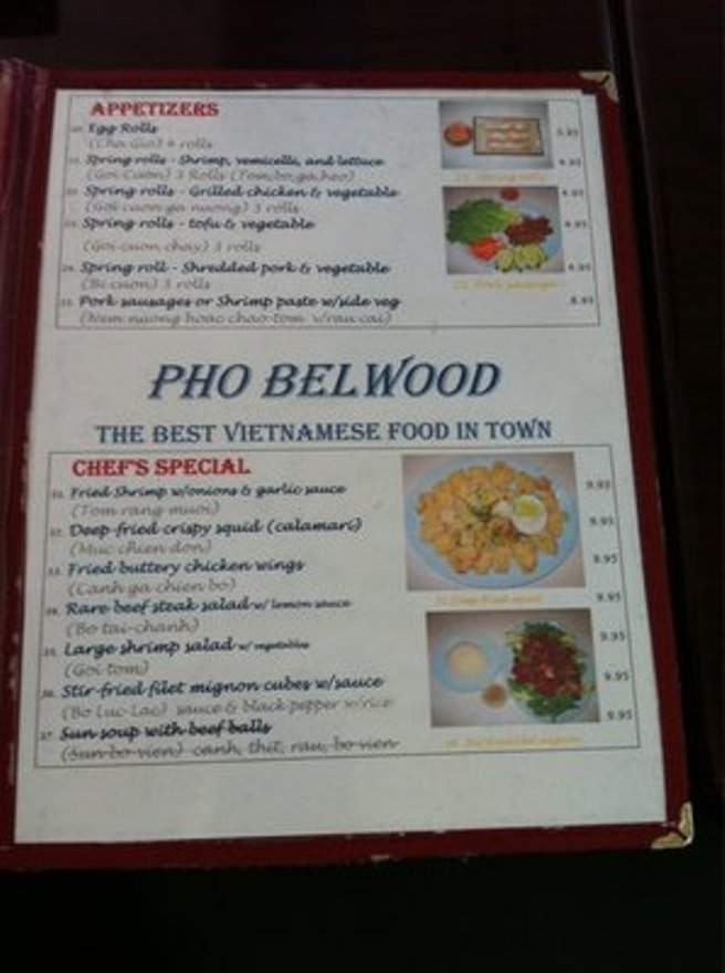 Pho Belwood - Victorville, CA menu_pic