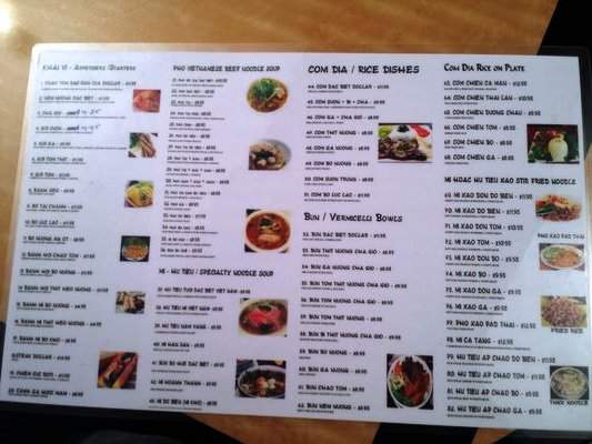Pho Dollar - Buffalo, NY menu_pic