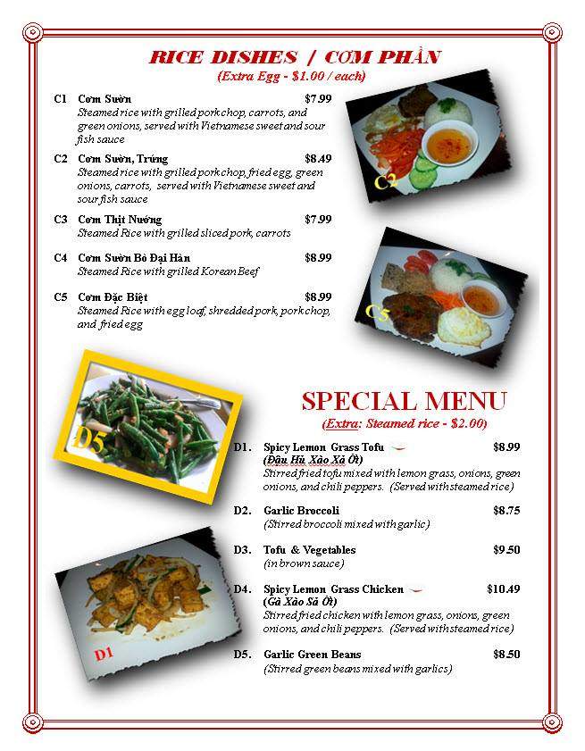 Pho Vietnam - Johnson, KS menu_pic