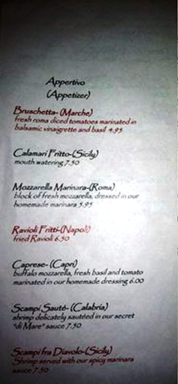 Piatto Ristorante Italiano - Pittsburgh, PA menu_pic